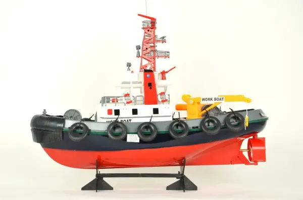 RC Boot Hafenschlepper, detailgetreu, mit Wasserspritzfunktion von Heng Long – 2,4Ghz